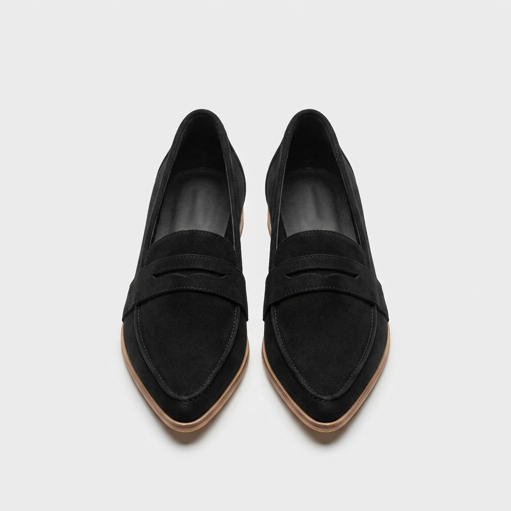 Rivaclo | Women's Slip-On Loafers with Pointed Toe – Sleek Flat Profile