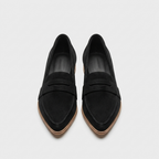 Rivaclo | Women's Slip-On Loafers with Pointed Toe – Sleek Flat Profile