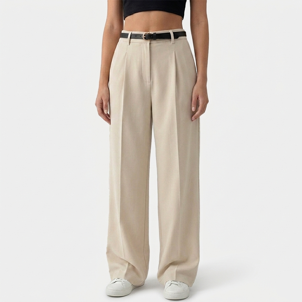 Rivaclo | Pantalon large taille haute pour femme