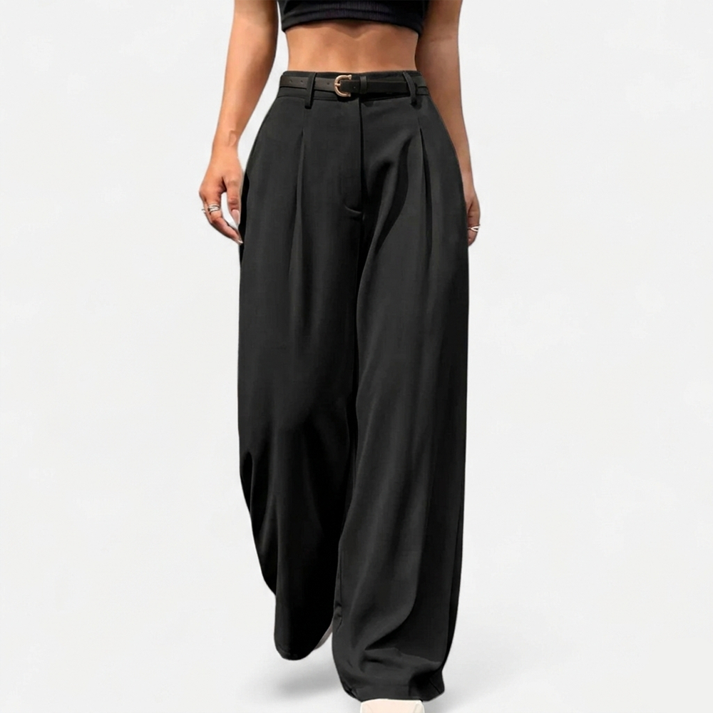 Rivaclo | Pantalon large taille haute pour femme