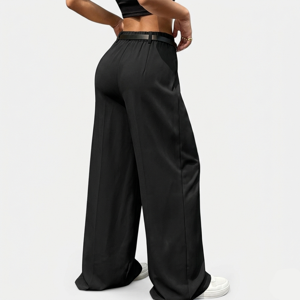 Rivaclo | Pantalon large taille haute pour femme