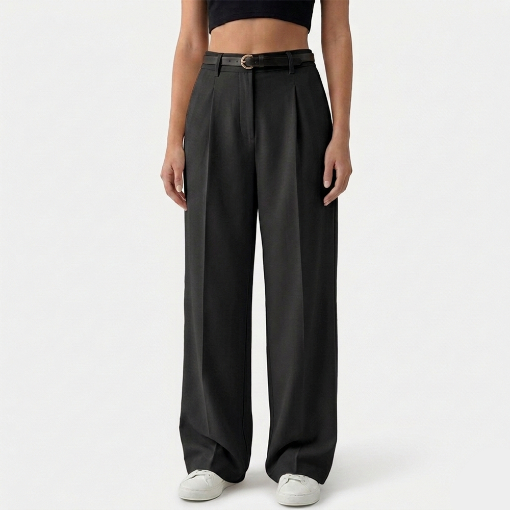 Rivaclo | Pantalon large taille haute pour femme