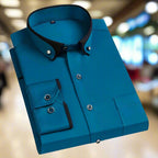 Nathan | Chemise Homme Col Contrasté