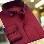 Nathan | Chemise Homme Col Contrasté