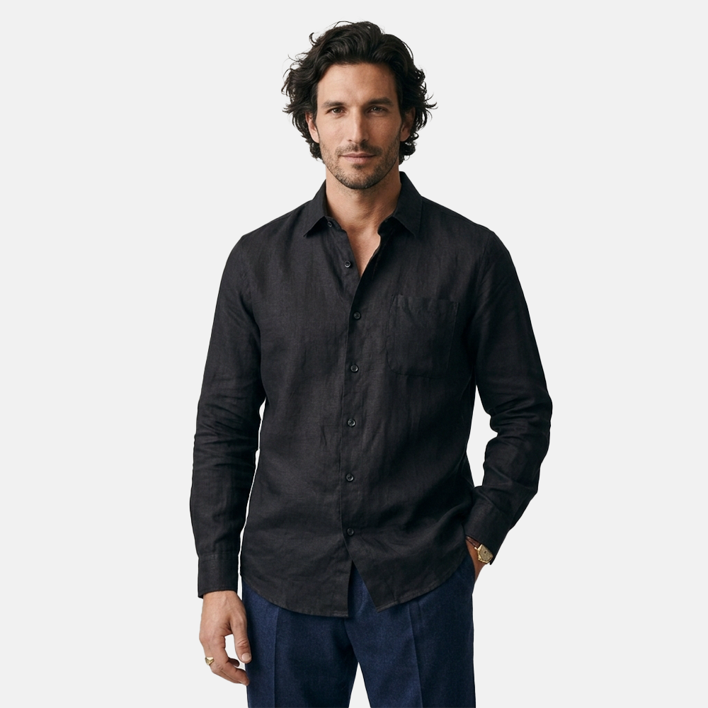 Rivaclo | Men's long sleeve shirt – classic buttoned style