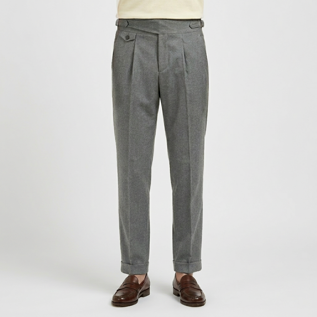 Rivaclo | Pantalon à pinces traditionnel pour homme