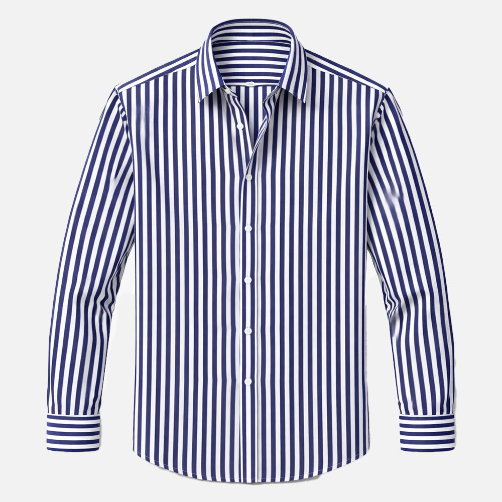 Rivaclo | Men's Fitted Striped Shirt – Long Sleeves
