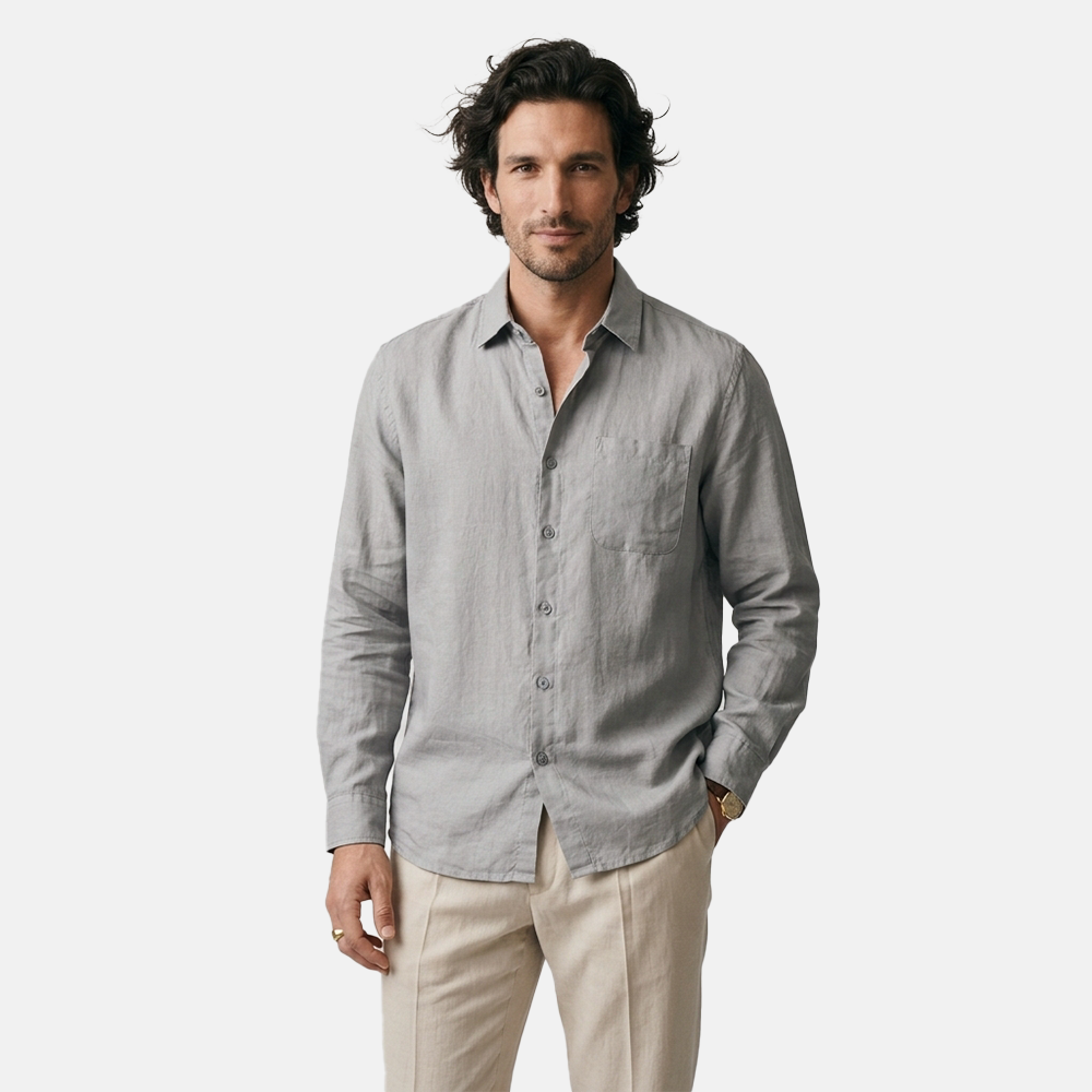 Rivaclo | Men's long sleeve shirt – classic buttoned style