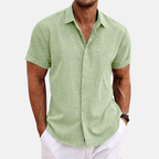 Rivaclo | Men's shirt for linen effect – modern summer style