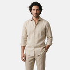Rivaclo | Men's long sleeve shirt – classic buttoned style