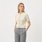 Rivaclo | Women's button cardigan – Clean layered style