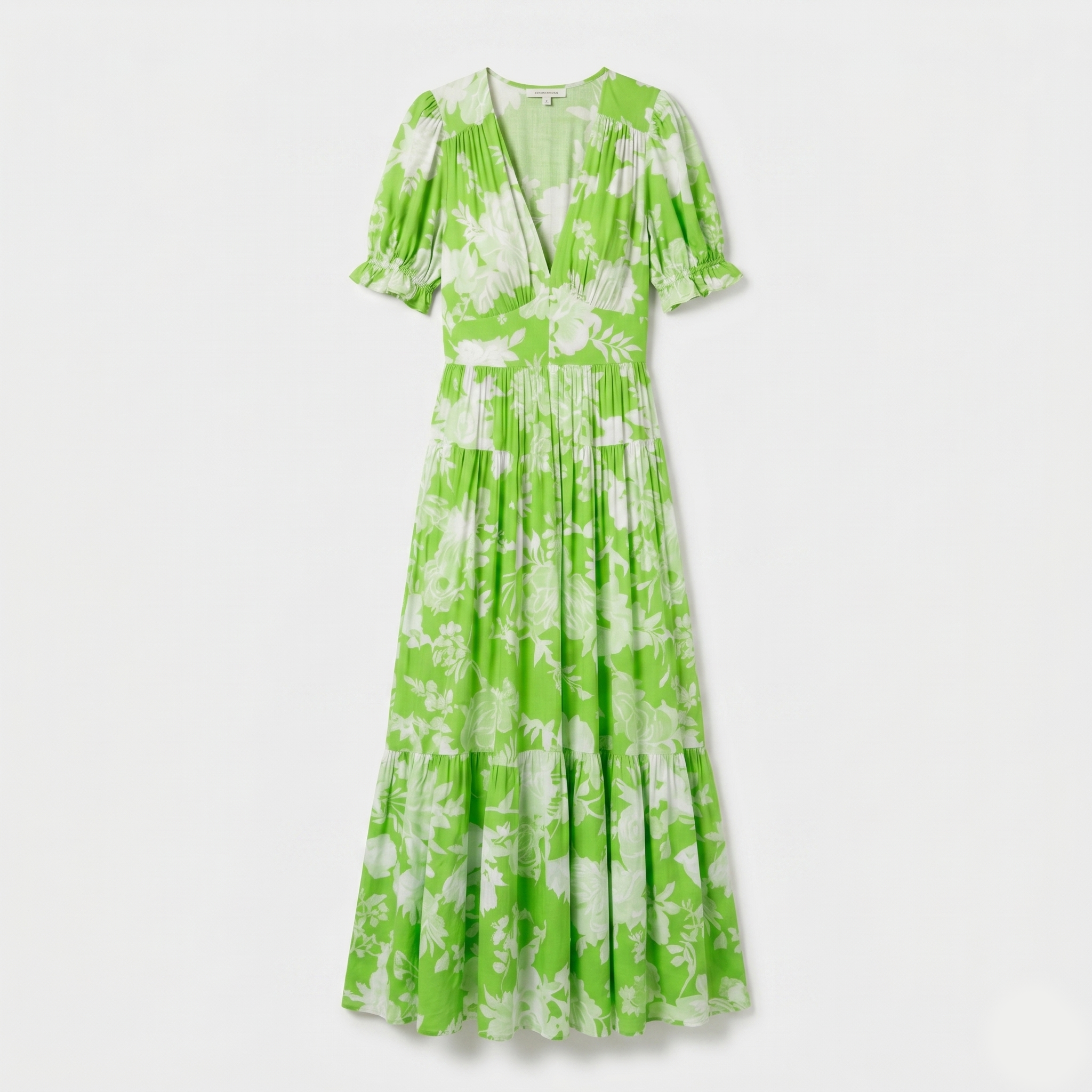 Rivaclo | Women's Printed Maxi Length Dress – Loose Fluid