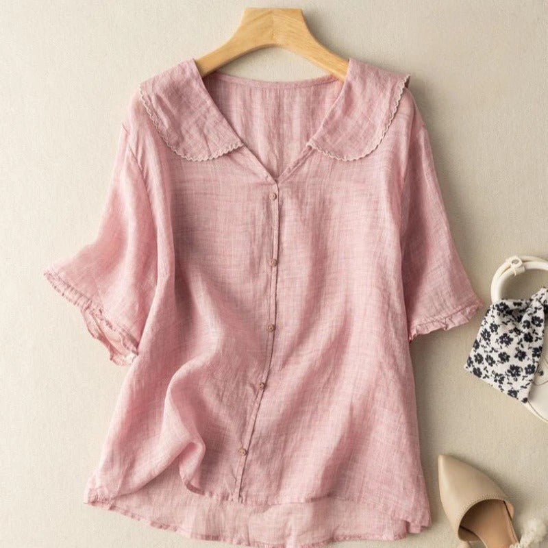 Pauline | Blouse Vintage Boutonnée