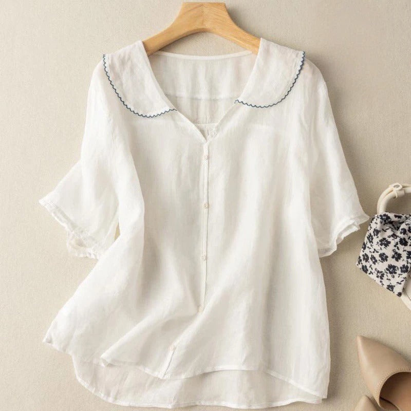 Pauline | Blouse Vintage Boutonnée