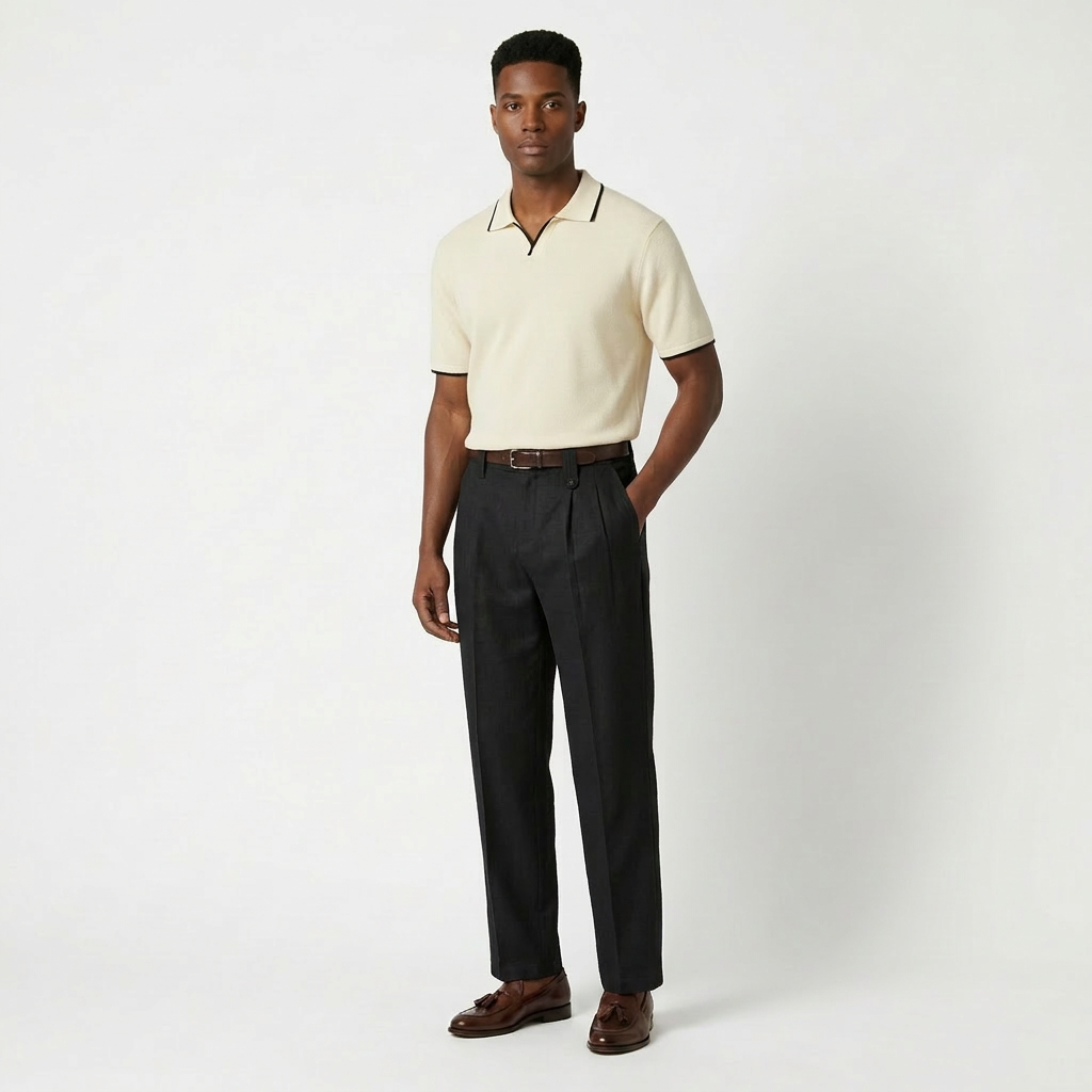 Rivaclo | Pantalon classique à jambes droites pour homme