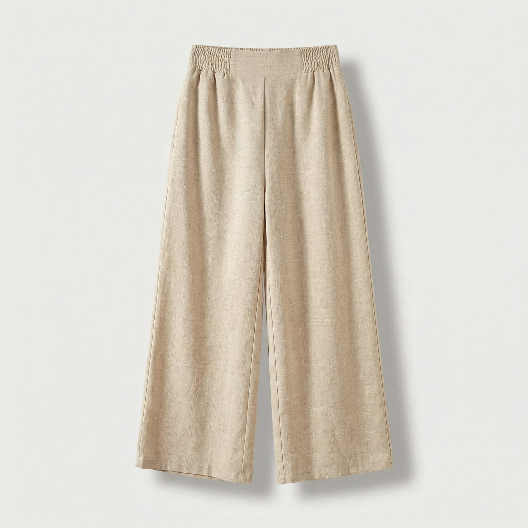 Rivaclo | Femme Pantalon Ample Taille Haute | Style Minimaliste