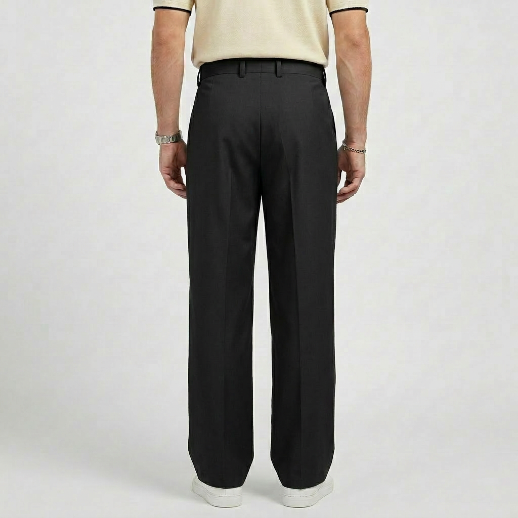 Rivaclo | Pantalon ample à double pli pour homme