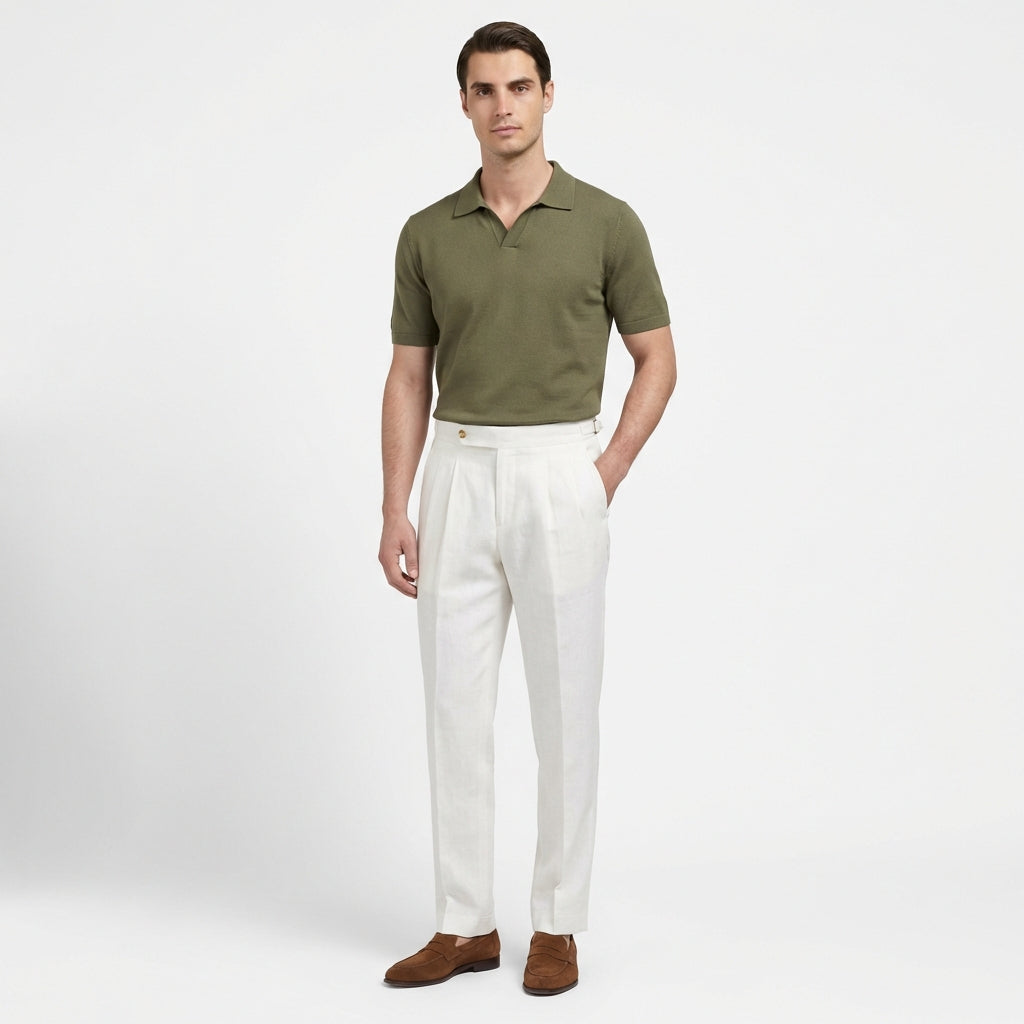 Rivaclo | Pantalon en lin Portofino pour homme