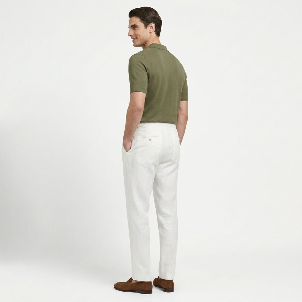 Rivaclo | Pantalon en lin Portofino pour homme