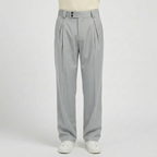 Rivaclo | Pantalon ample à double pli pour homme