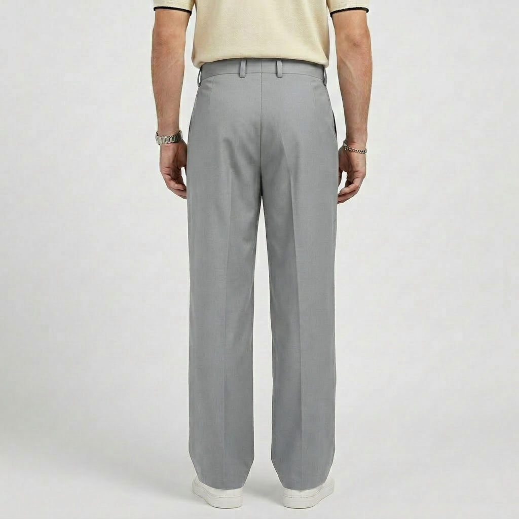 Rivaclo | Pantalon ample à double pli pour homme