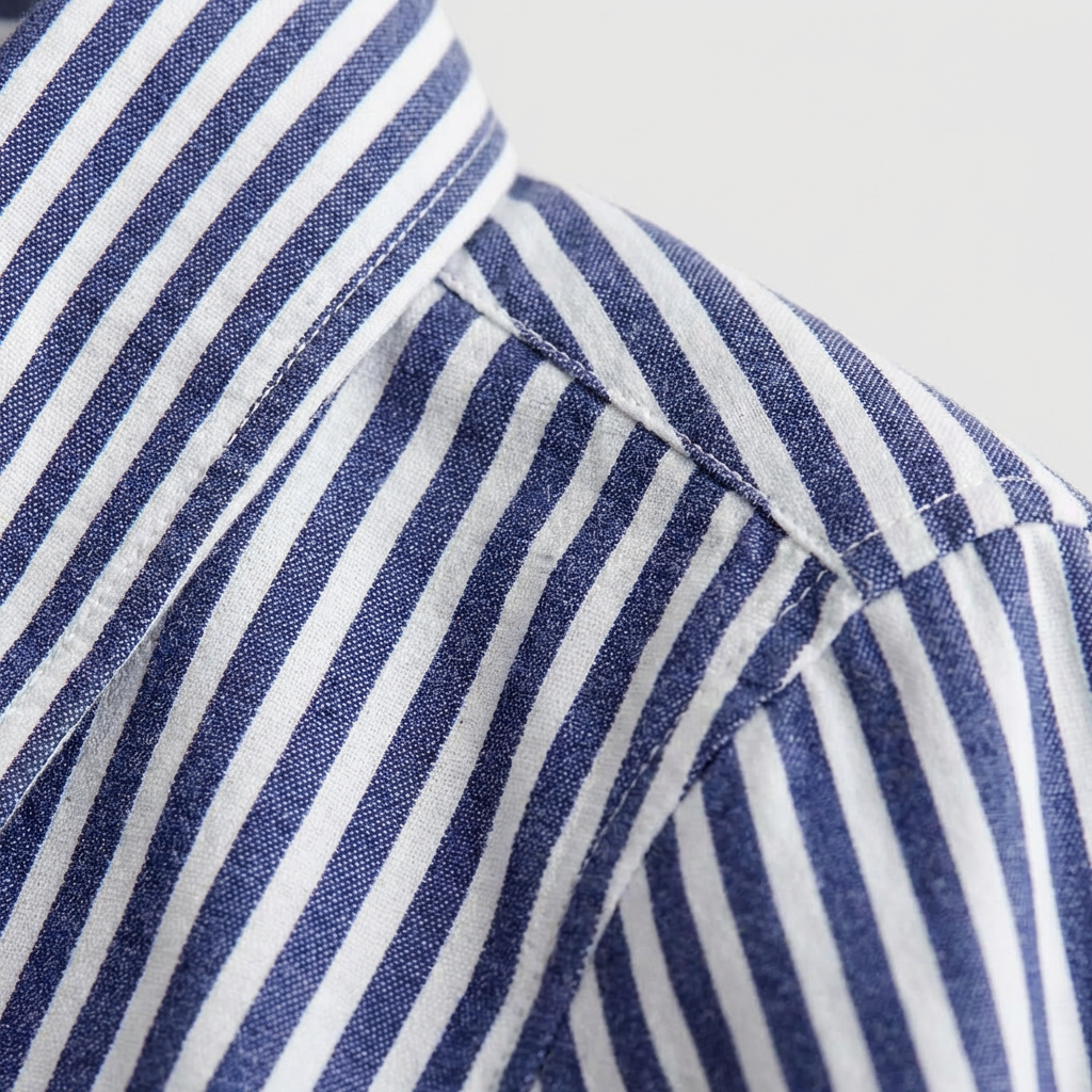 Rivaclo | Femme Chemise Rayée Boutonnée à Manches Longues | Style Décontracté