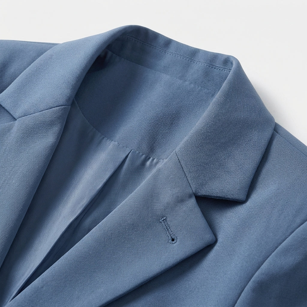 Rivaclo | Femme Blazer à Manches Longues Ouvert sur le Devant | Style Décontracté