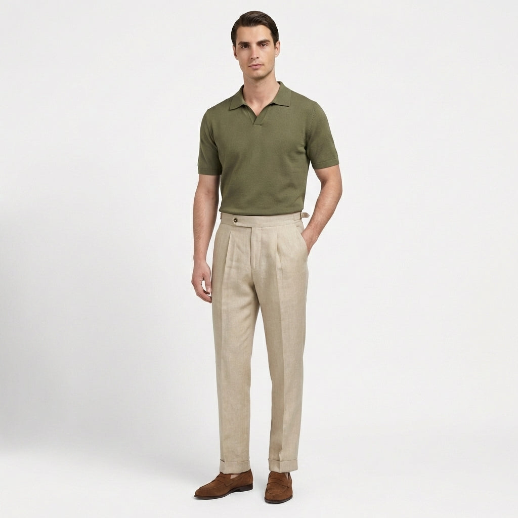 Rivaclo | Pantalon en lin Portofino pour homme
