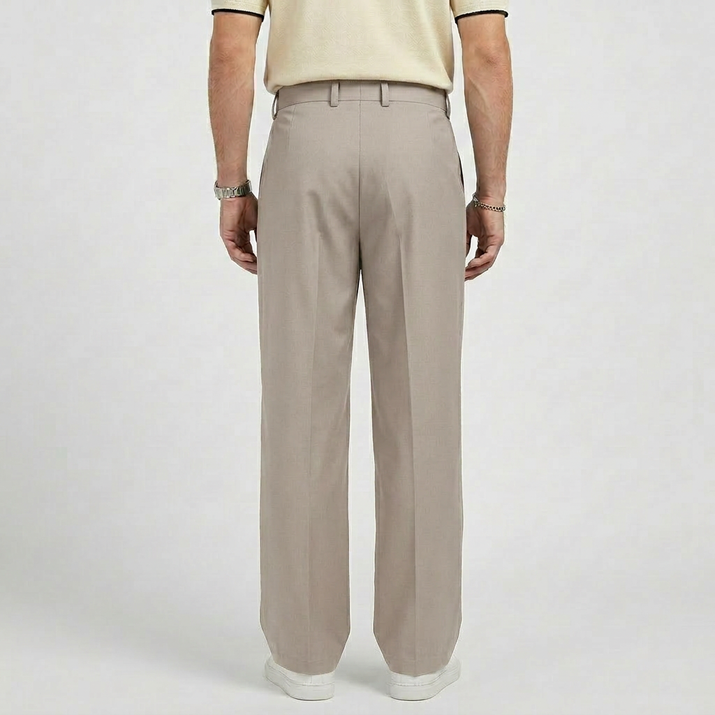 Rivaclo | Pantalon ample à double pli pour homme