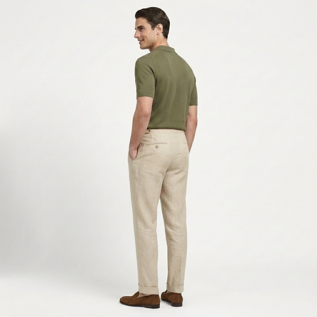 Rivaclo | Pantalon en lin Portofino pour homme