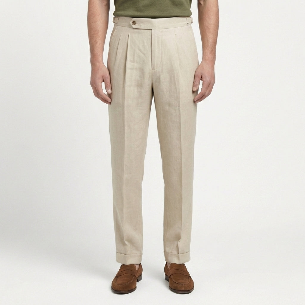 Rivaclo | Pantalon en lin Portofino pour homme