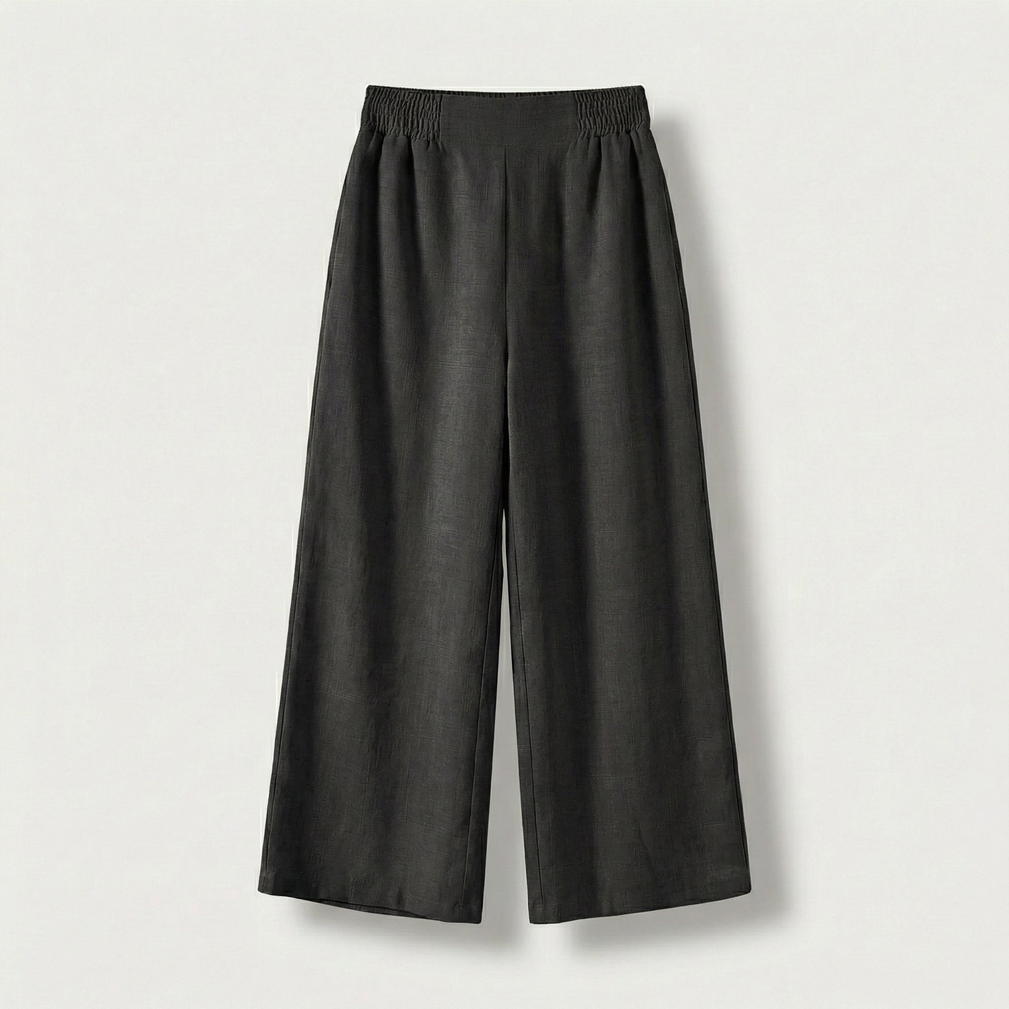 Rivaclo | Femme Pantalon Ample Taille Haute | Style Minimaliste