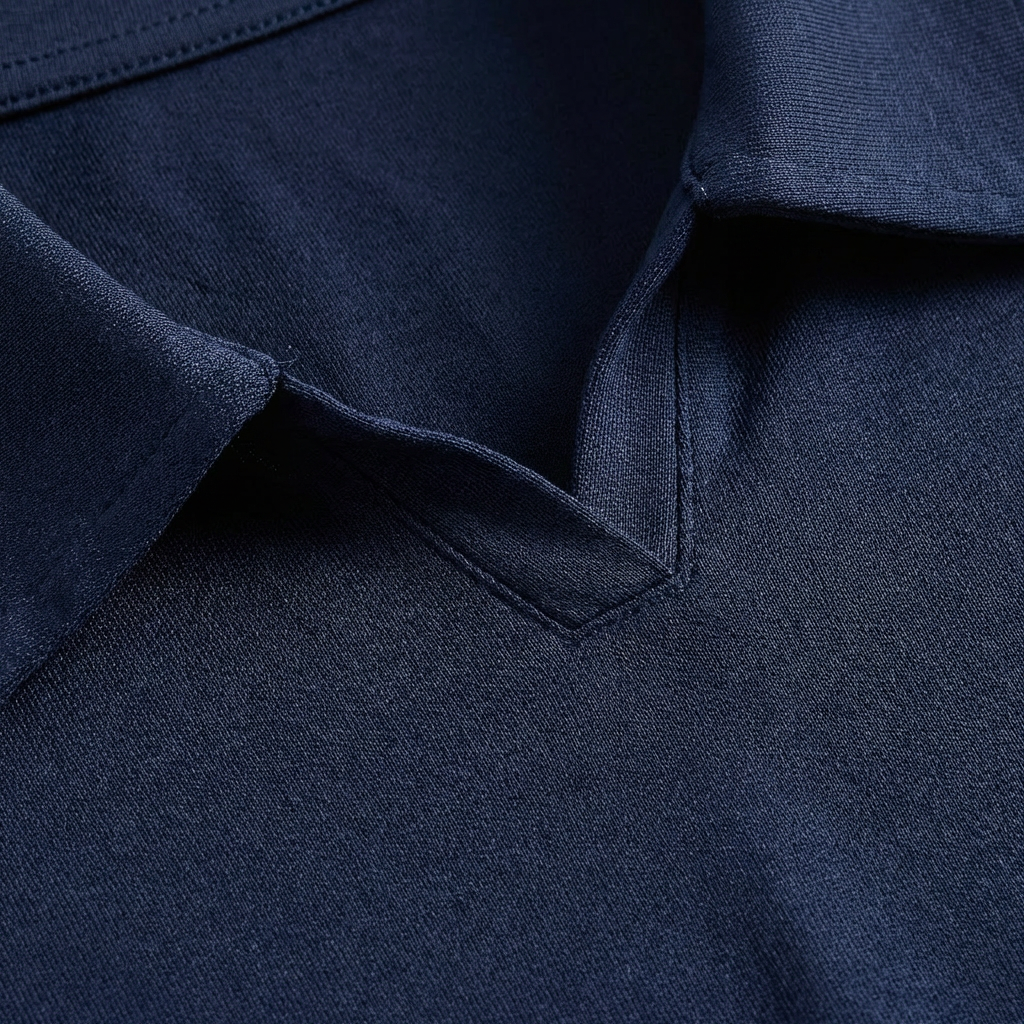 Rivaclo | Femme Polo à Panneaux Rayés à Manches Longues | À Col