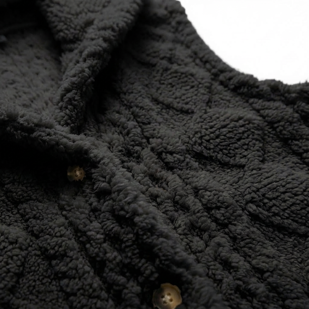 Rivaclo | Femme Gilet Cardigan en Maille Torsadée Sans Manches | Devant Ouvert