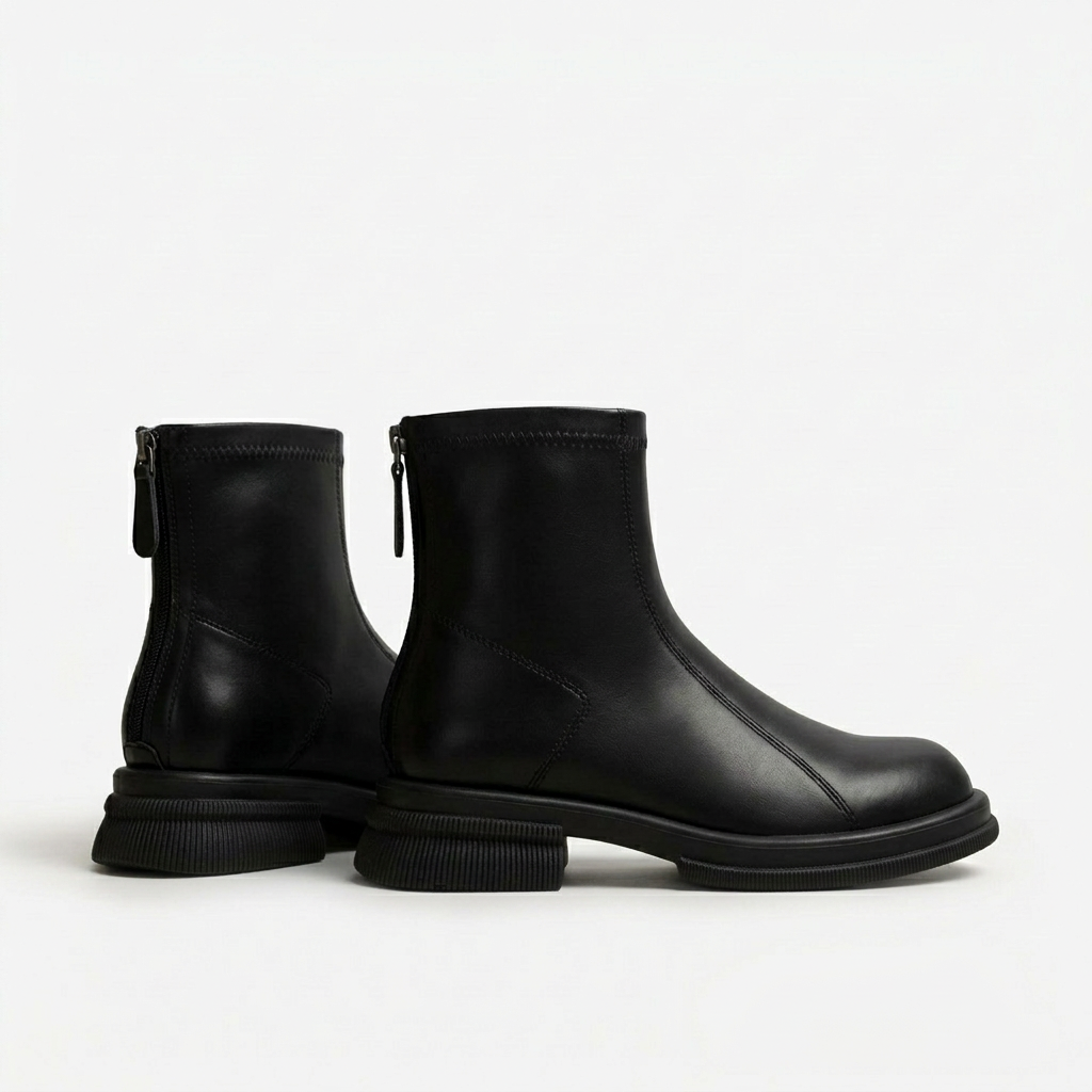 Rivaclo | Bottines Femme en Cuir – Design Moderne Épuré Cheville