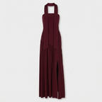Rivaclo | Femme Robe Maxi Drapée Sans Bretelles – Silhouette Sculptée