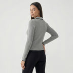 Rivaclo | Femme Pull à Col V à Manches Longues | Style Décontracté