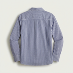 Rivaclo | Femme Chemise Rayée Boutonnée à Manches Longues | Style Décontracté