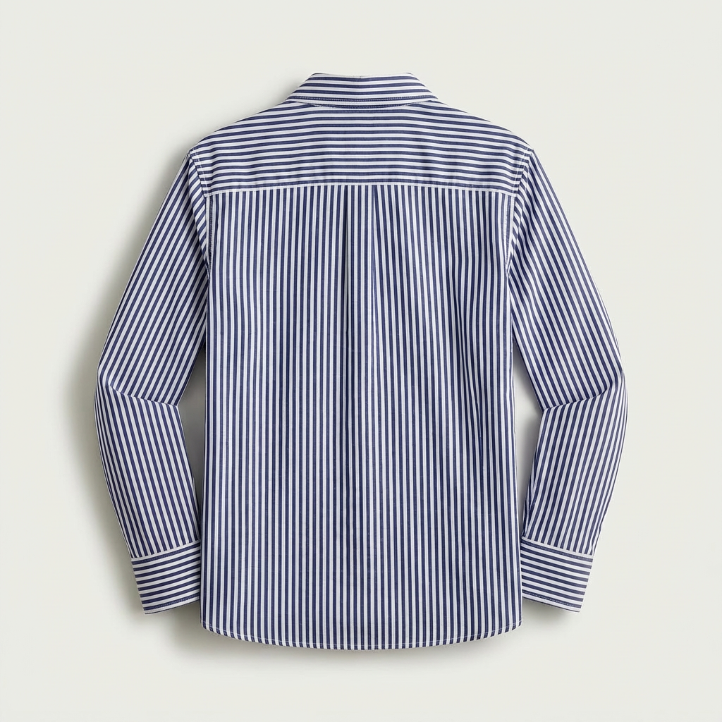 Rivaclo | Femme Chemise Rayée Boutonnée à Manches Longues | Style Décontracté