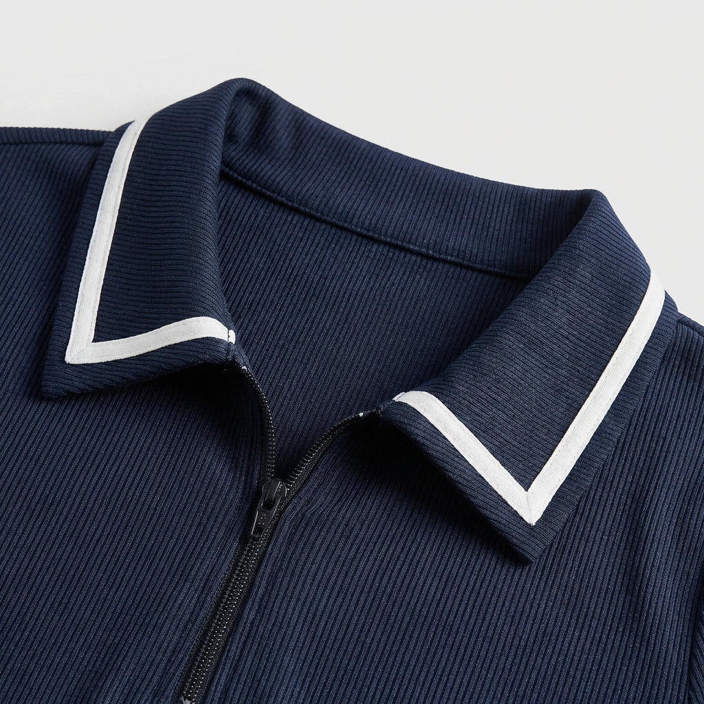 Rivaclo | Femme Polo à Manches Courtes à Col | Coupe Classique