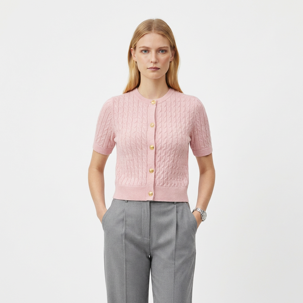 Rivaclo | Women's button cardigan – Clean layered style