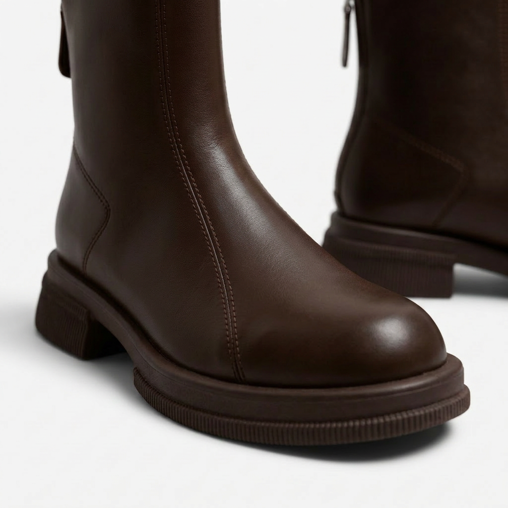 Rivaclo | Bottines Femme en Cuir – Design Moderne Épuré Cheville
