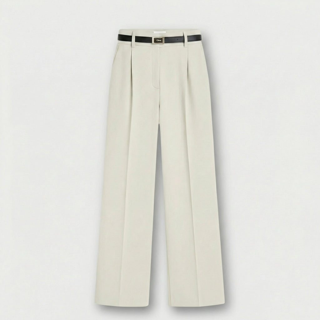 Rivaclo | Femme Pantalon Large Taille Haute | Coupe Ample