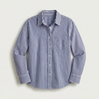 Rivaclo | Femme Chemise Rayée Boutonnée à Manches Longues | Style Décontracté