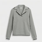 Rivaclo | Femme Pull à Col V à Manches Longues | Style Décontracté