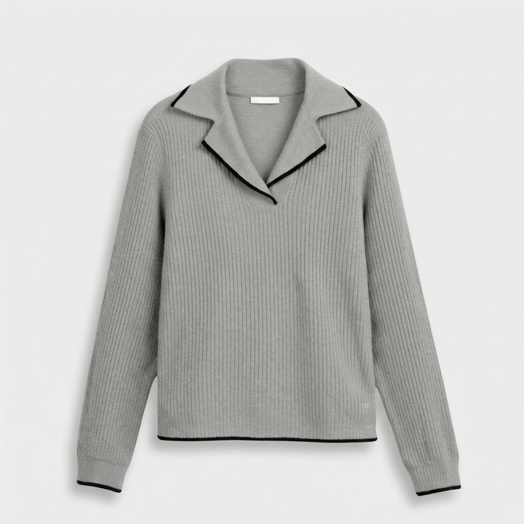 Rivaclo | Femme Pull à Col V à Manches Longues | Style Décontracté