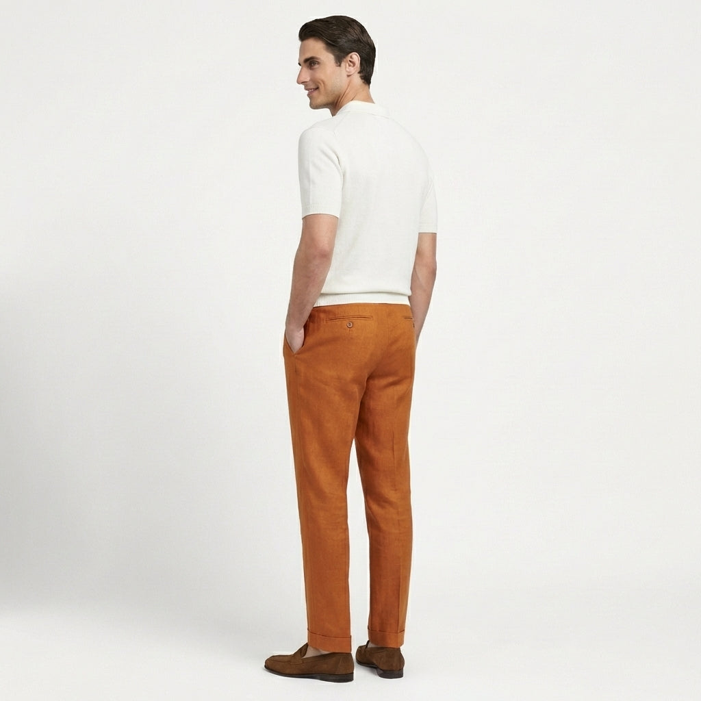 Rivaclo | Pantalon en lin Portofino pour homme