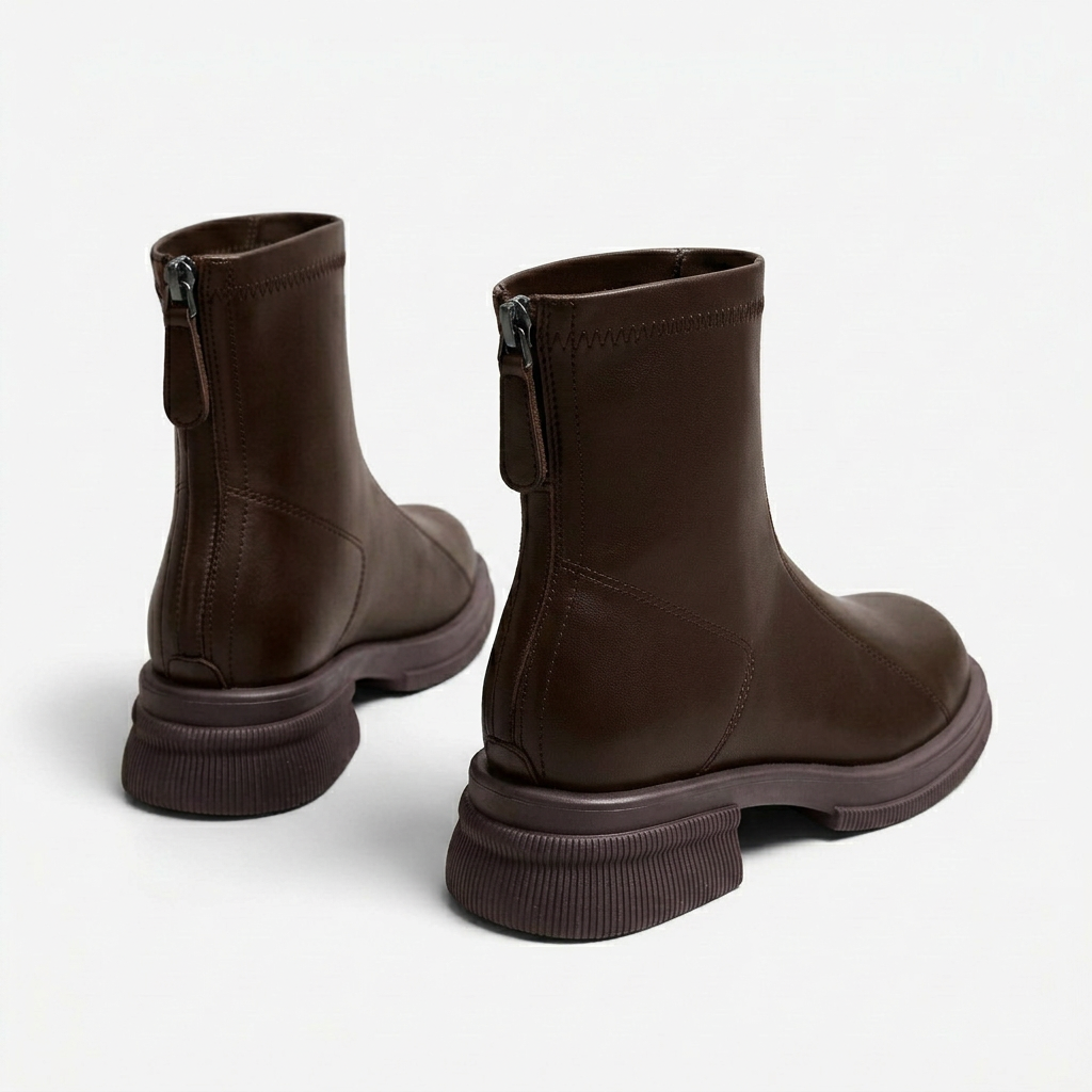 Rivaclo | Bottines Femme en Cuir – Design Moderne Épuré Cheville