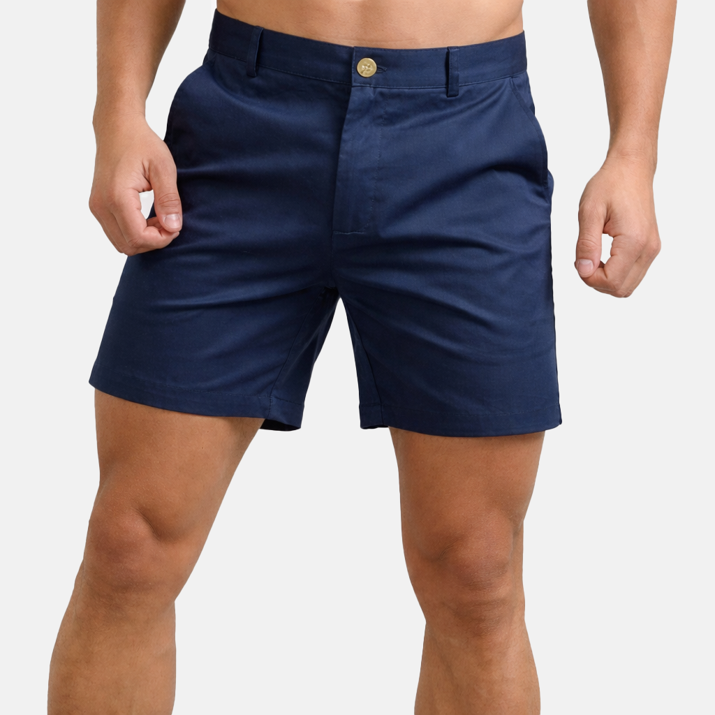 Rivaclo | Men's slim fit chino shorts – classic style
