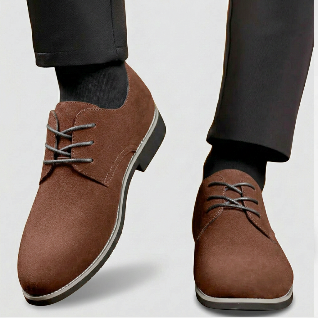 Rivaclo | Chaussures Oxford décontractées pour hommes avec semelle en caoutchouc